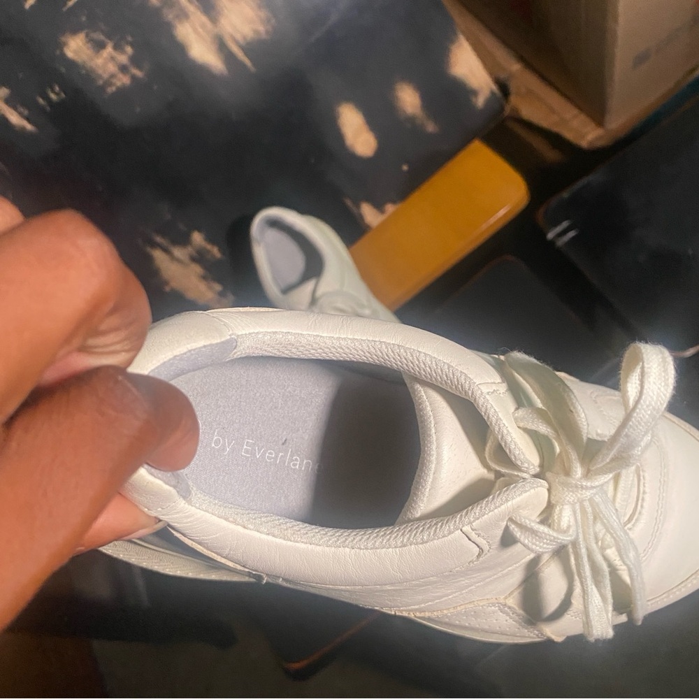 Everlane Cream Athletic Sneakers - Picture 3 of 5